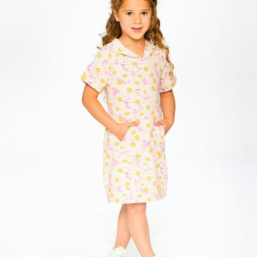 French Terry Hooded Dress