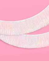 Iridescent Fringe - iridescent foil banner