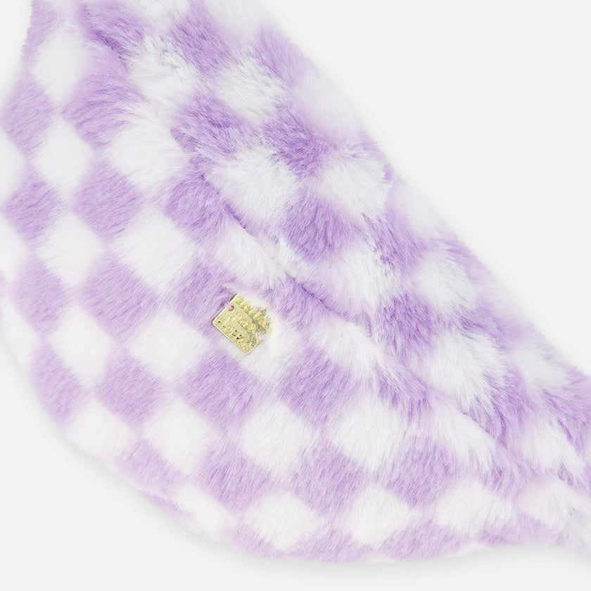 Fanny Bag Lilac and White Tiles