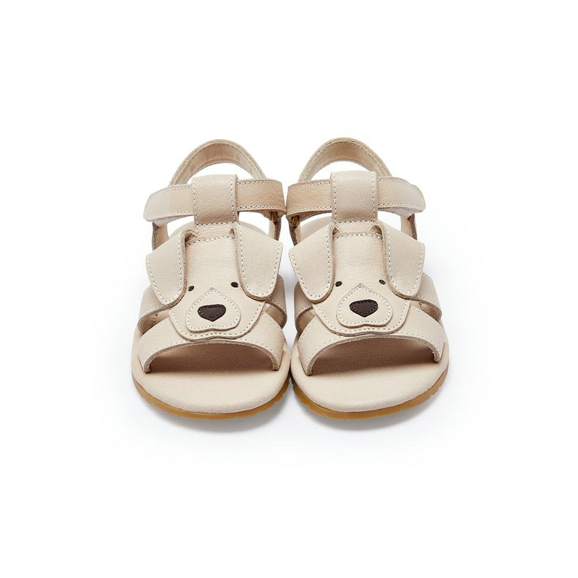 Mhalo Sandals | Golden Retriever | Ivory Leather