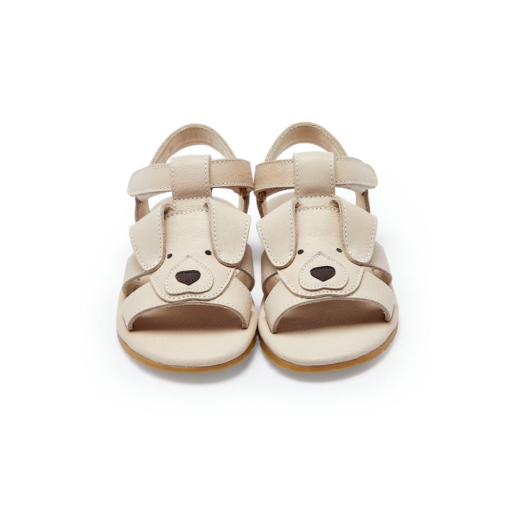 Mhalo Sandals | Golden Retriever | Ivory Leather