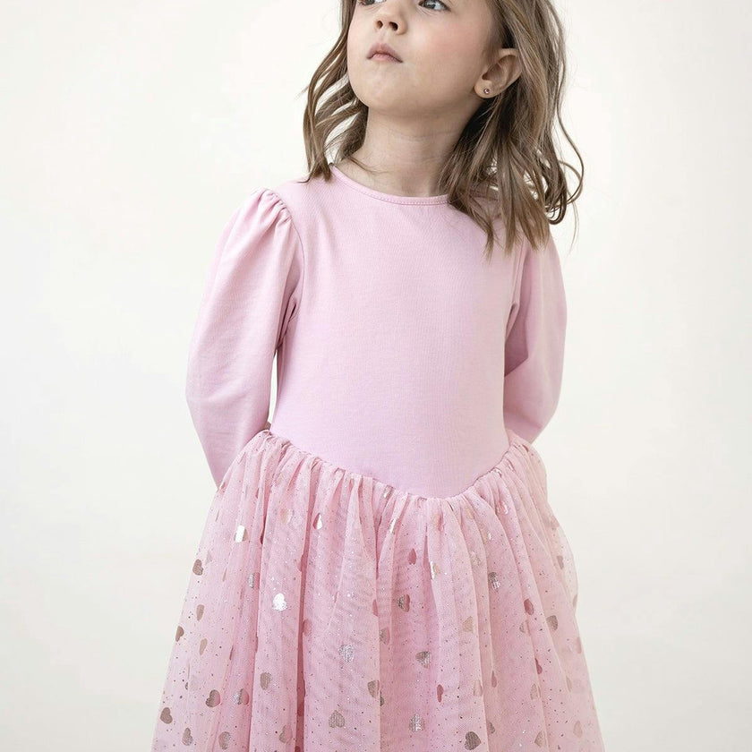 Gleam Blush Tutu Dress