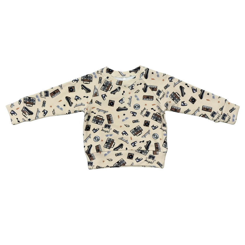 Boys Raglan Sweatshirt in Retro Skater