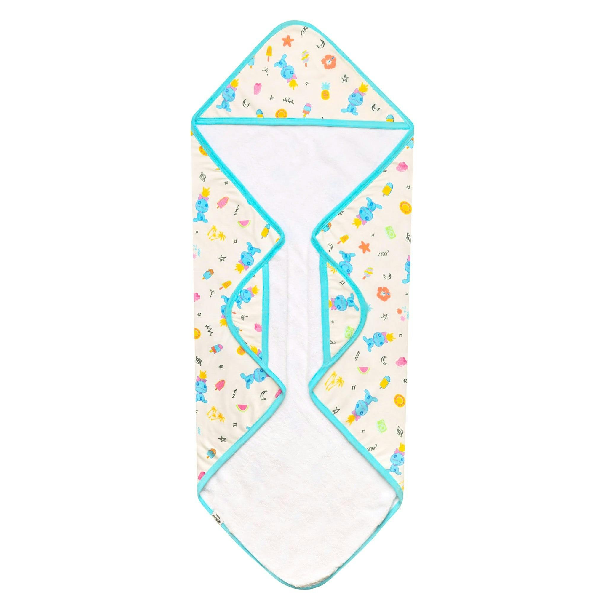 Premium Baby Knit Hooded Towel - Disney Scrump Dreamsicles