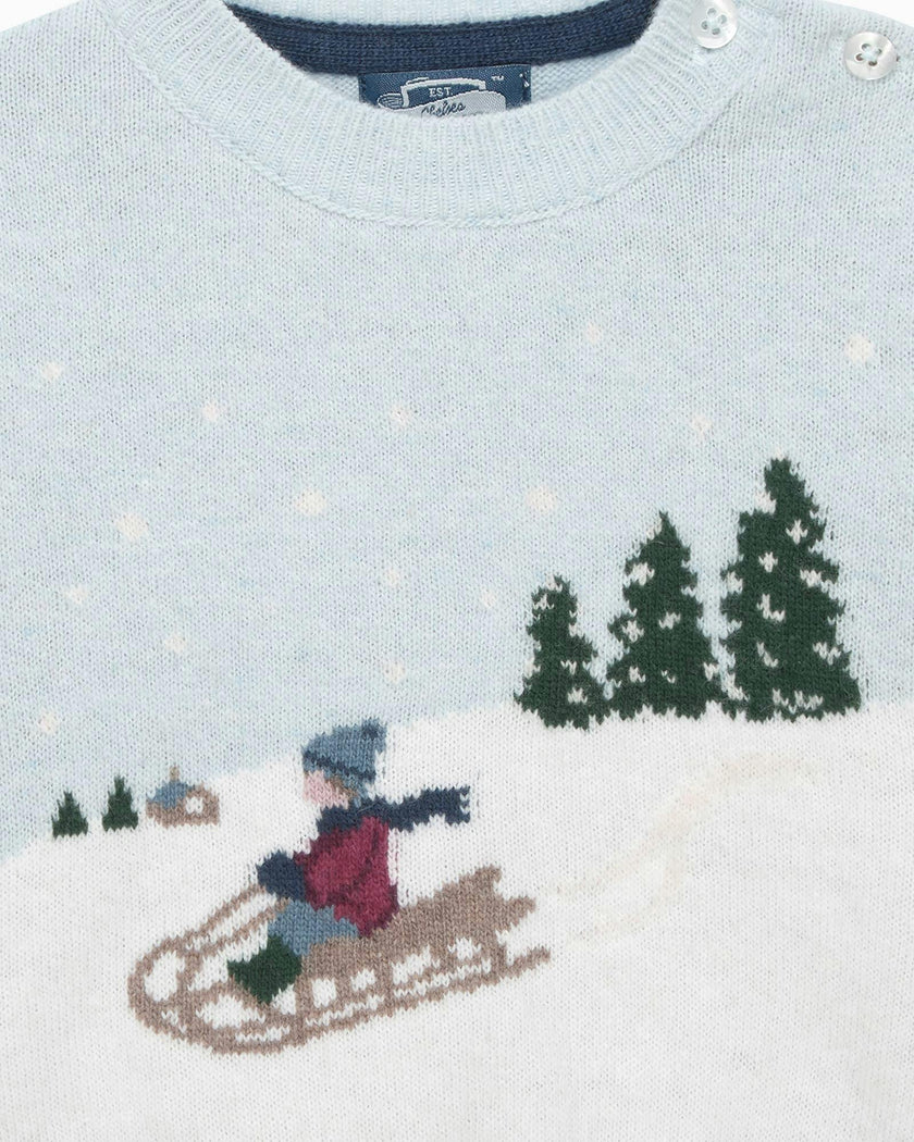 Baby Alpine Snow Sweater