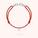 Women's Cord Bracelet, Silver 925