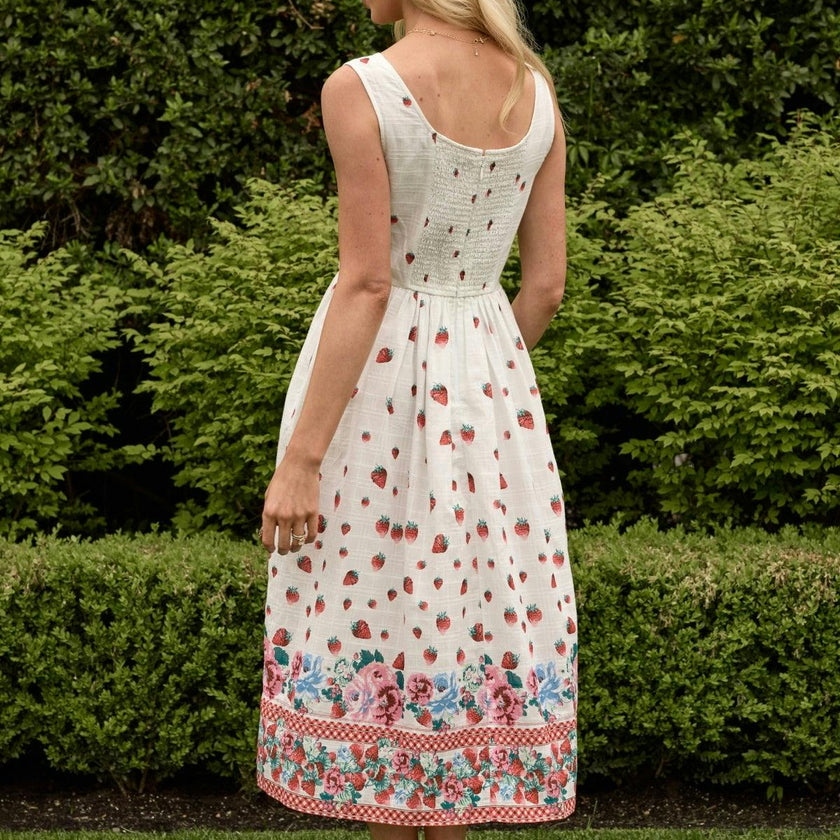 Sadie Dress in Strawberry Vintage Tier