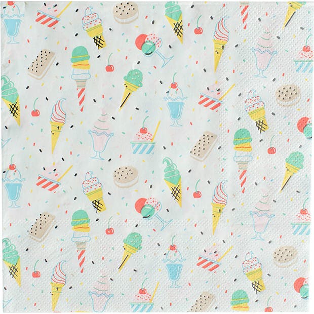 Ice Cream Dreams Large Napkin