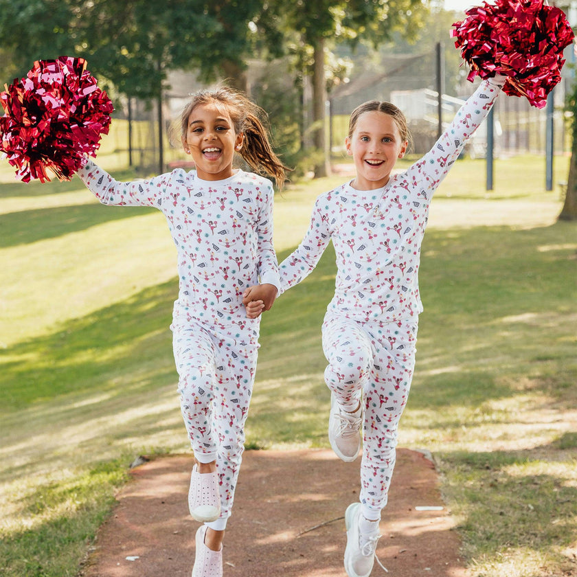 The Organic Long Sleeve Pajama Set [Cheer]