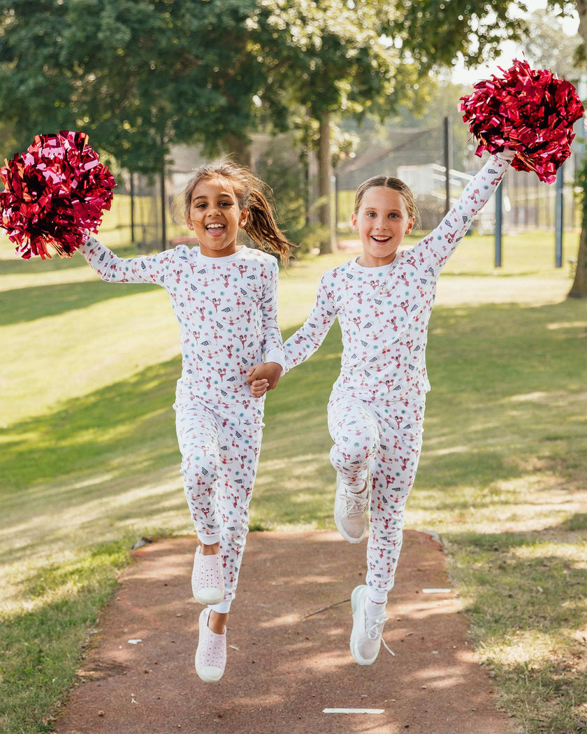 The Organic Long Sleeve Pajama Set [Cheer]