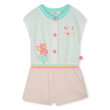 Multicolor Short Cotton Romper