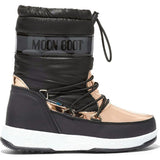 MOON BOOT Protecht Junior Black and Gold Nylon Boots