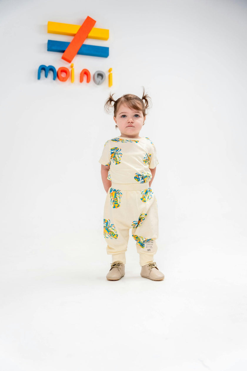 Yellow Sand Castle Graphic Babysuit Outfit