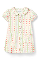 Maeva Dress - Apple Stripe