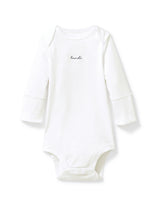 Baby's Pima Long Sleeve Onesie Set in French Lessons Blue