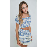 Coco Top in Blue Reverie