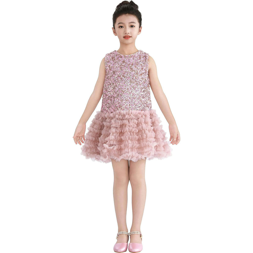 Sequin & Tulle Party Dress
