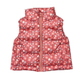 Girls Puffer Vest in Tiny Petals