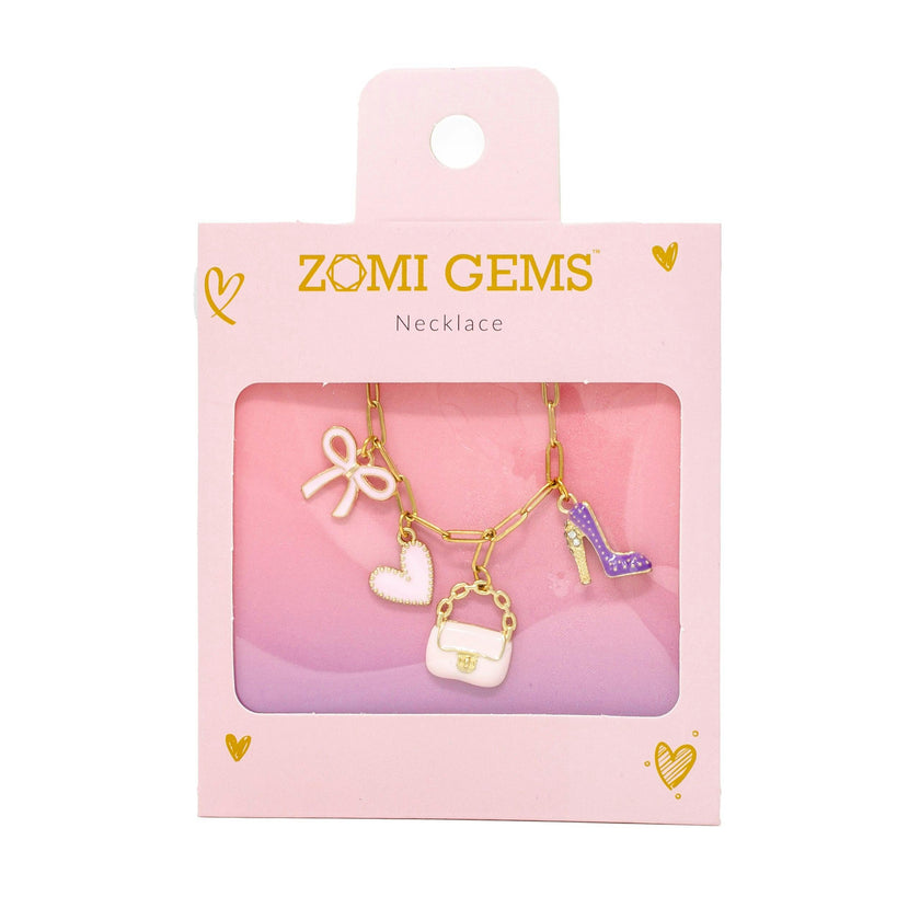 Fashion Multi Charm Necklace