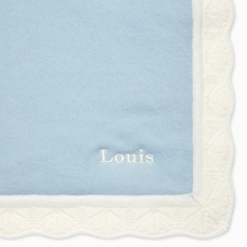 Cashmere Blanket in Blue
