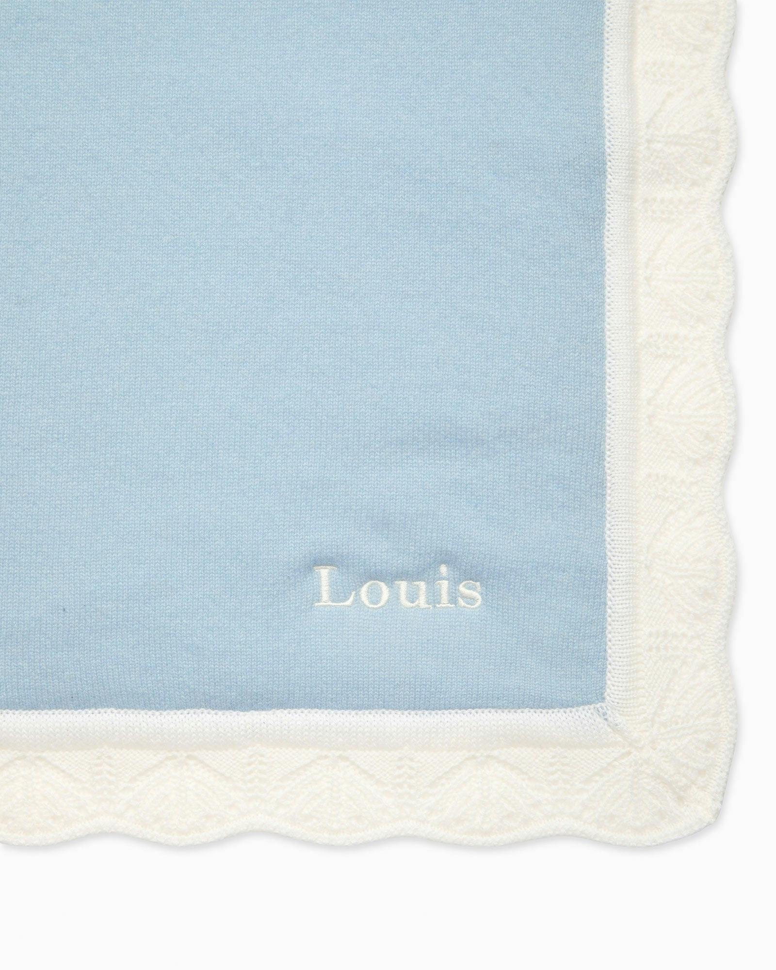 Cashmere Blanket in Blue