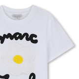White Daisy Logo Tee