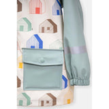 House Print Rain Hooded Jacket
