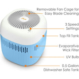 Cool Mist Evaporative Humidifier