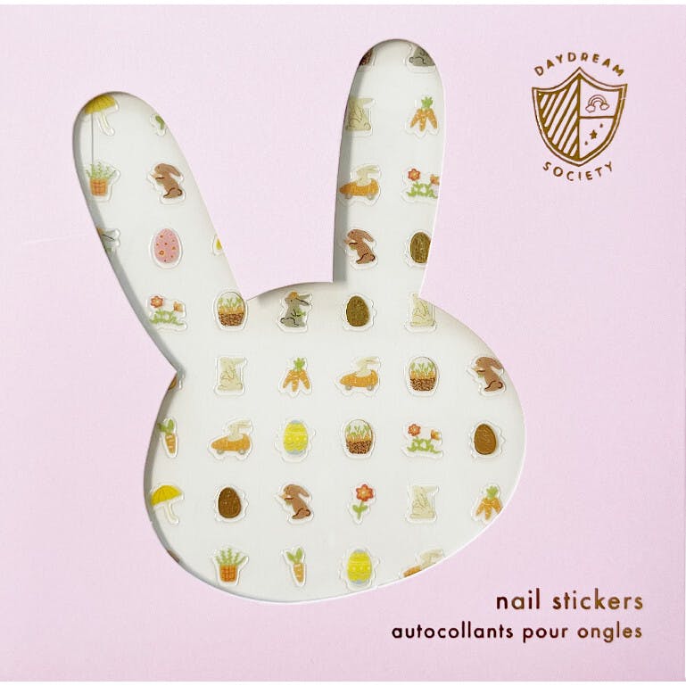 Bunnies In The Garden Nail Stickers