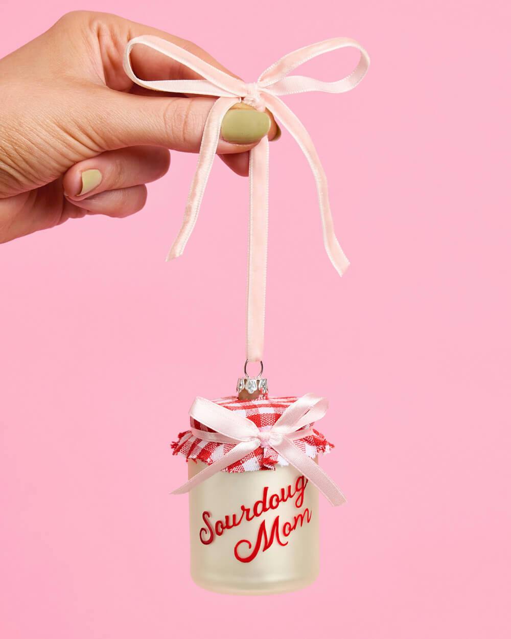 Sourdough Mom Ornament - glass ornament