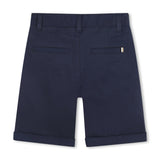 Navy Casual Folded Shorts