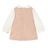 Pink Textured Baby Dress