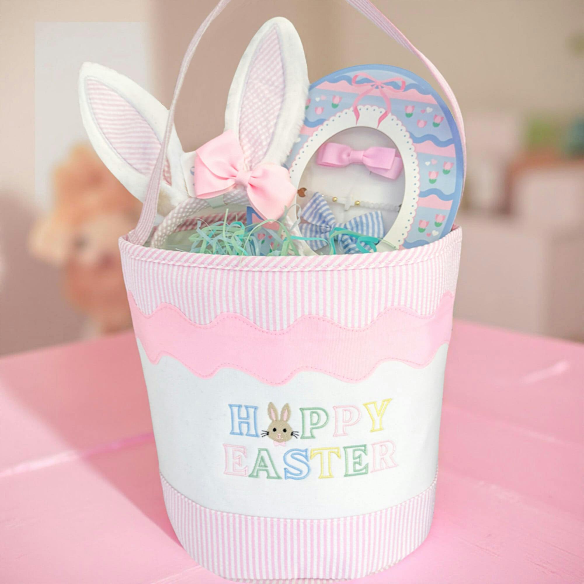 Hoppy Easter Tote, Pink