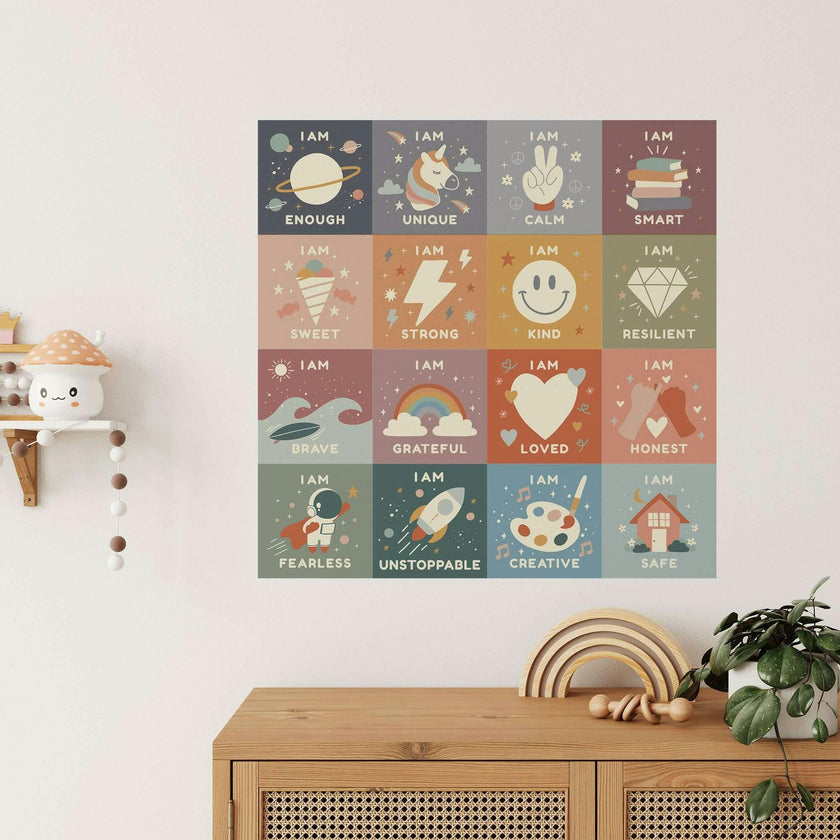 Peel & Stick Fabric Wall Stickers