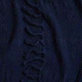 Deep Current Knit Throw