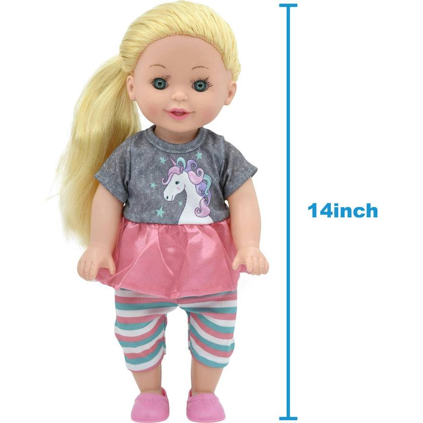 Lil Tots: 14" Talking Pet Grooming Playset - Doll