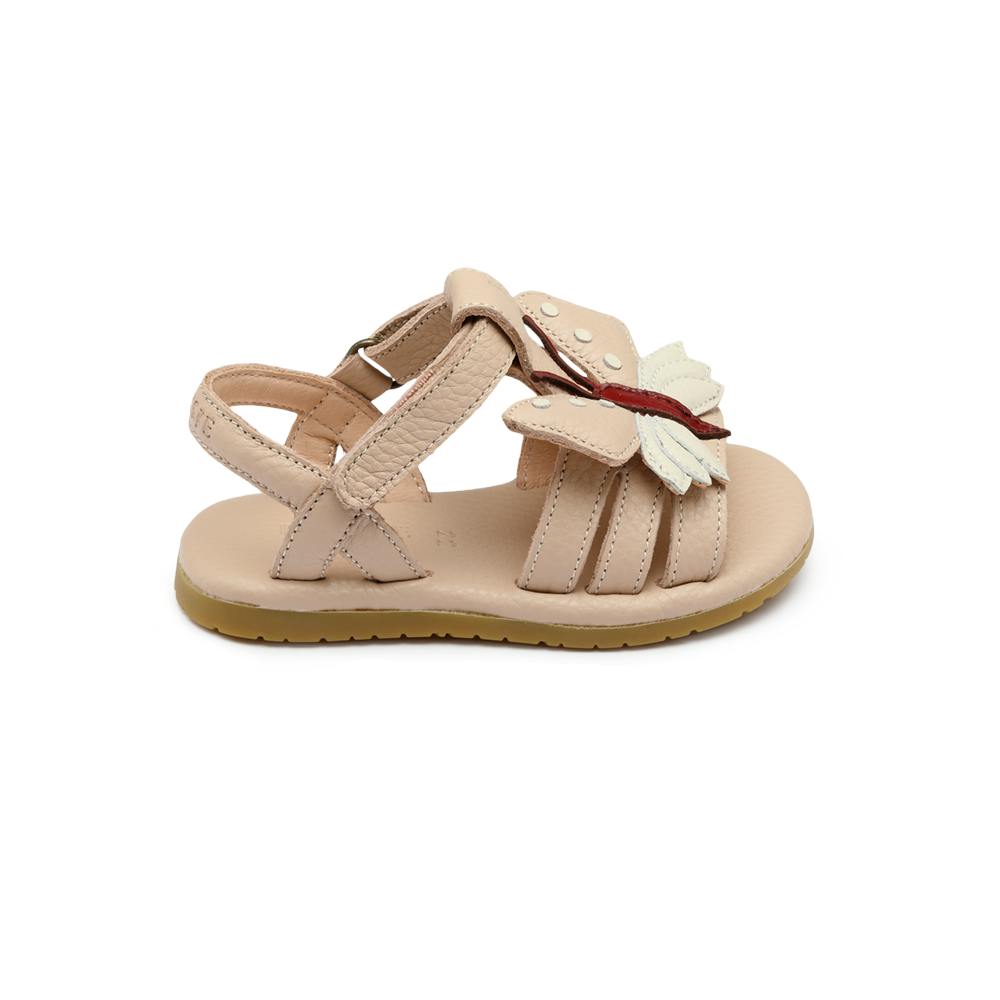 Jiles Sky Sandals | Butterfly | Light Rose Leather