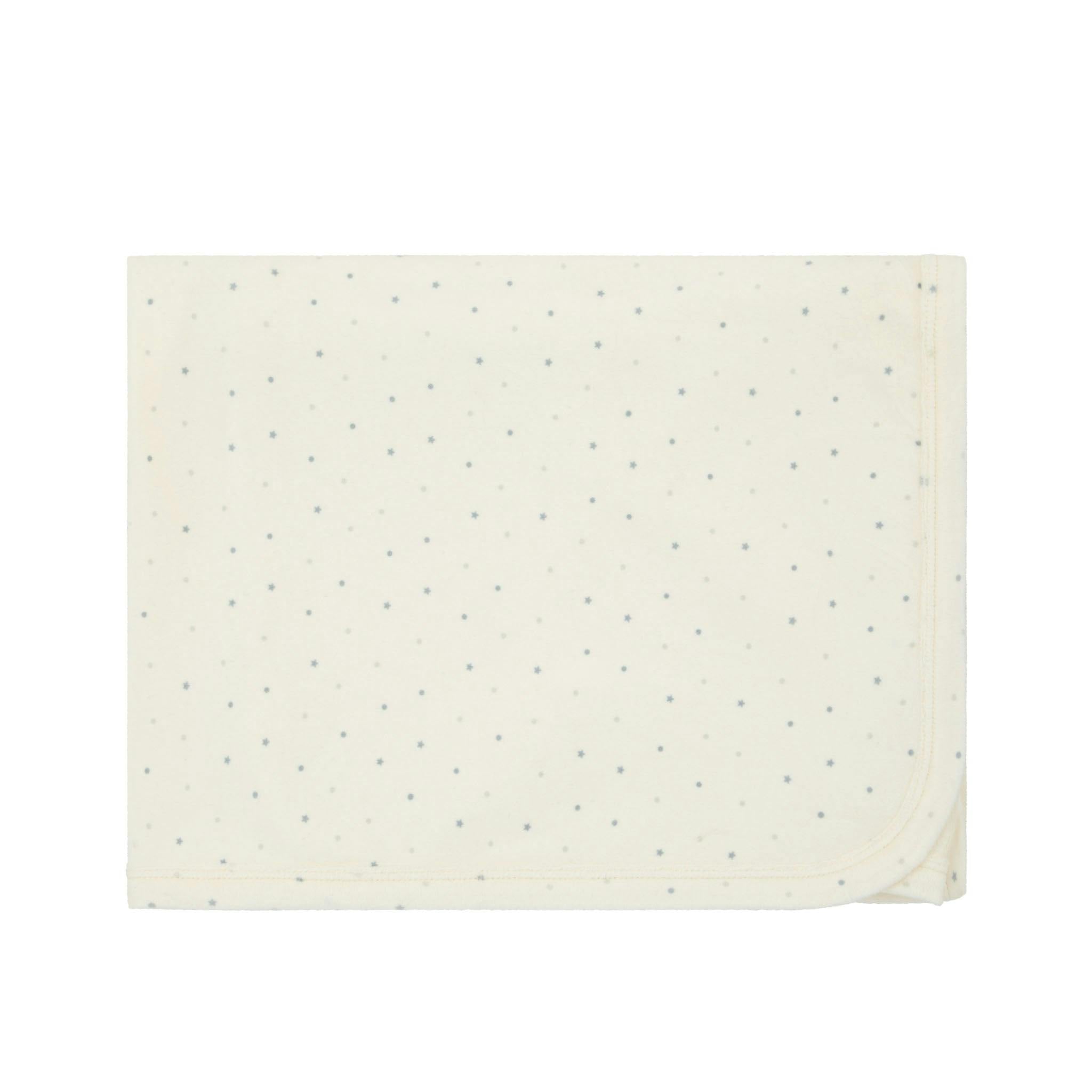 Velour Dot Pattern Wrap Blanket