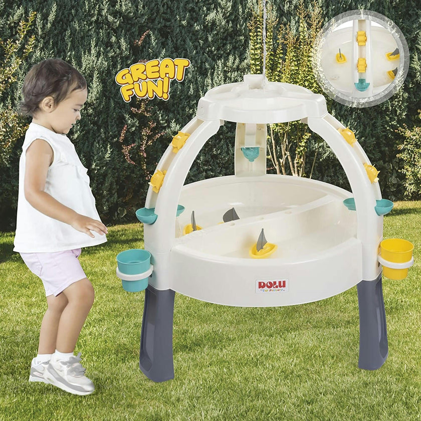 Dolu: Fun Fountain Water Table: White