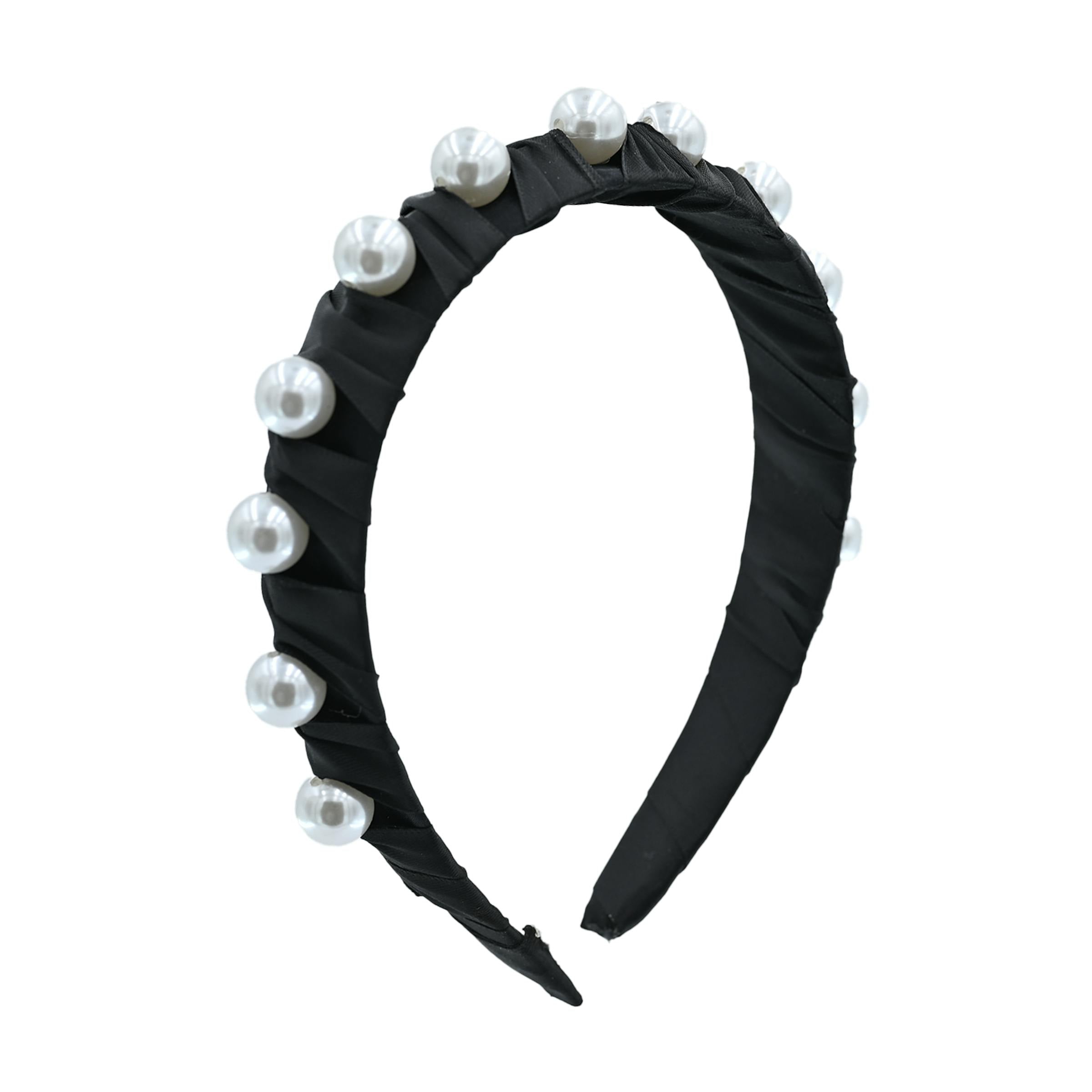 Multicolored Pearl Studded Headband