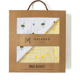 Organic Muslin Four-Layer Reversible Snug Blanket