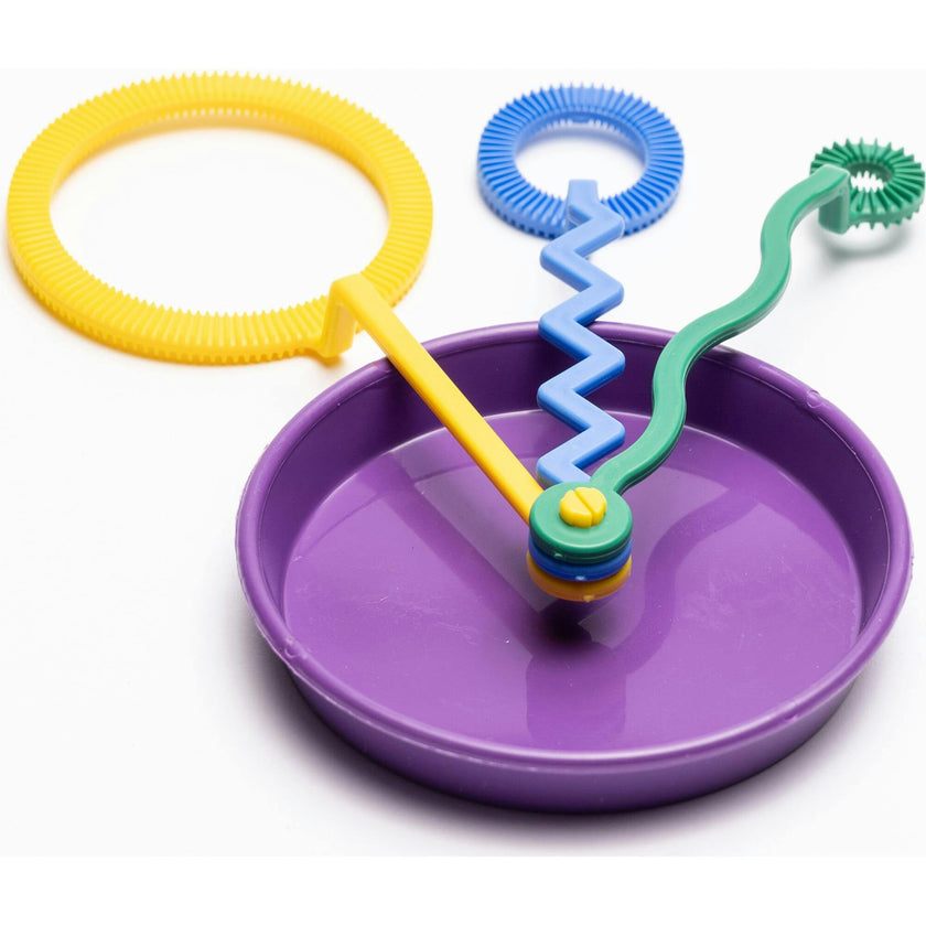 3 Pack Tri-Wand Bubble Pan Sets