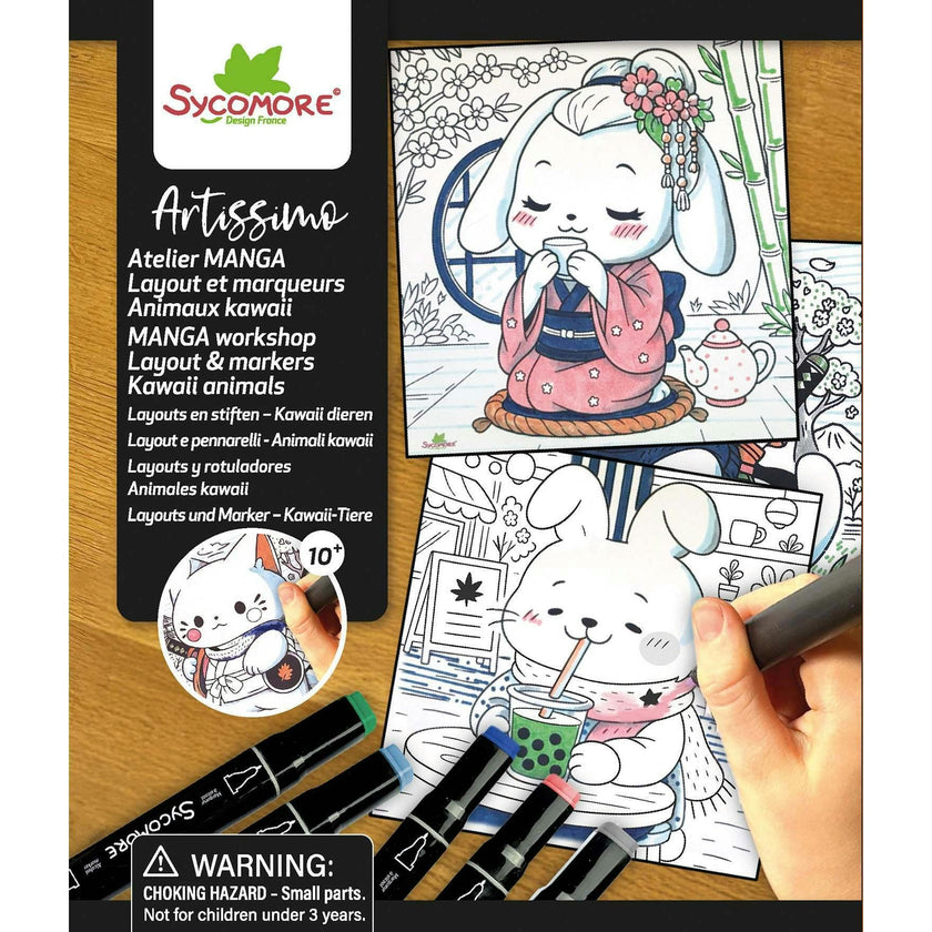 Artissimo - Layout And Markers Kawaii Animals - 10y+
