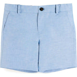 Linen Blend Tailored Shorts in Sky Blue (4-10yrs)
