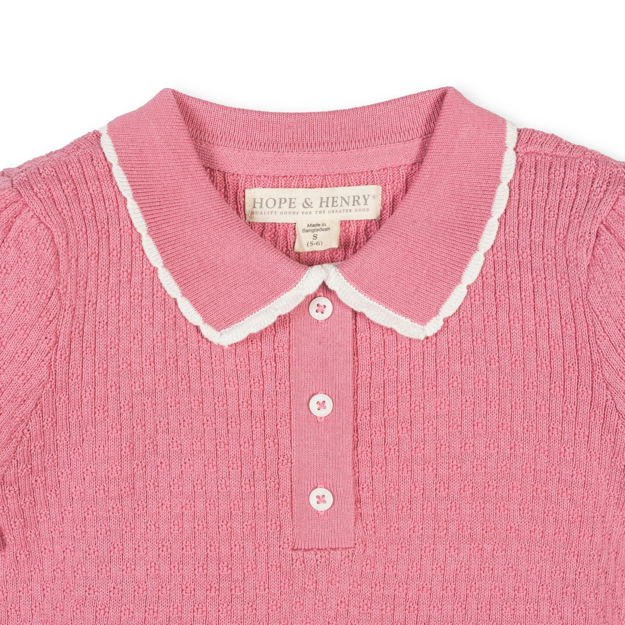 Organic Peter Pan Collar Sweater Polo