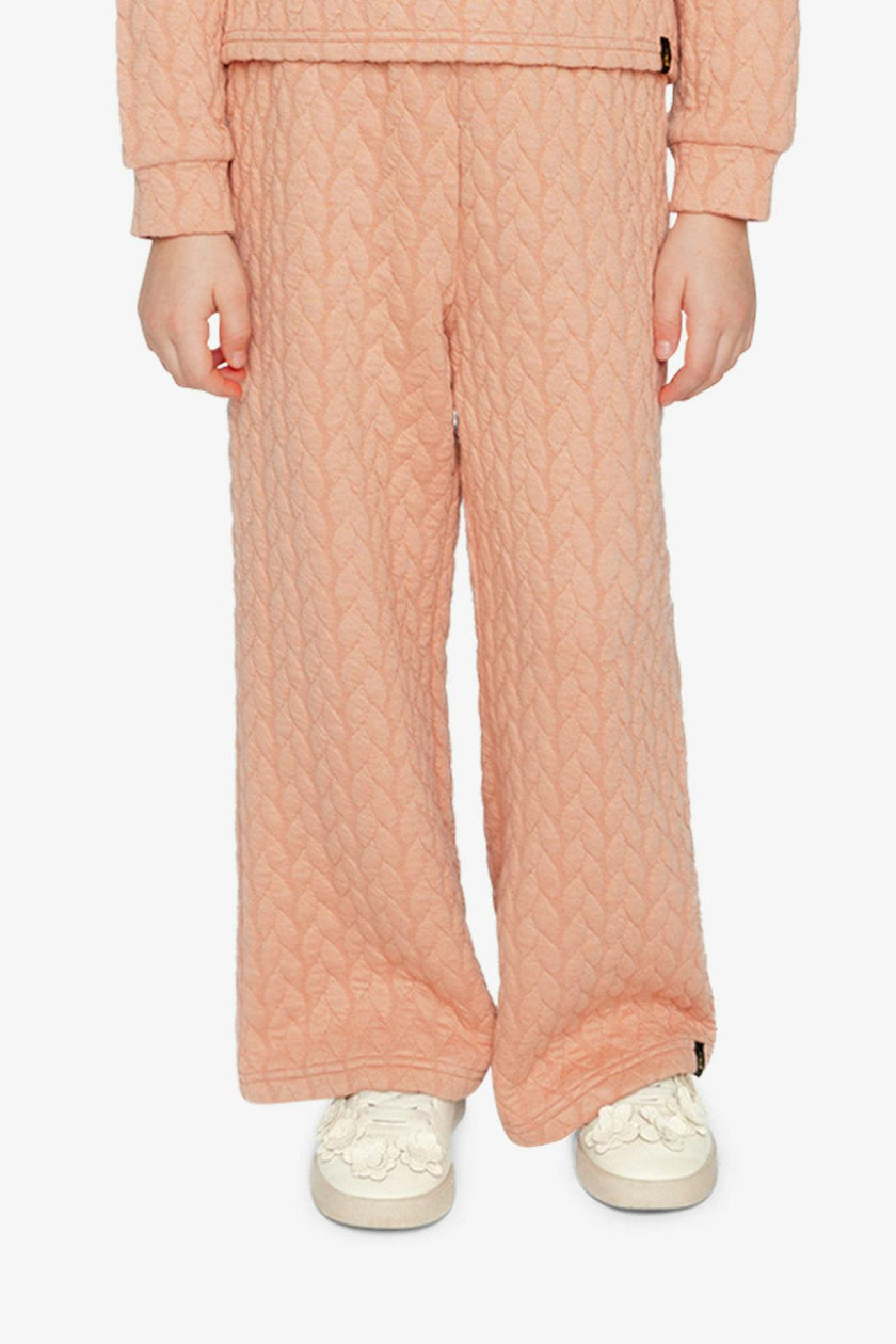 Wide Leg Jacquard Pants Pink