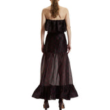 Eugenia Organza Flounce Top