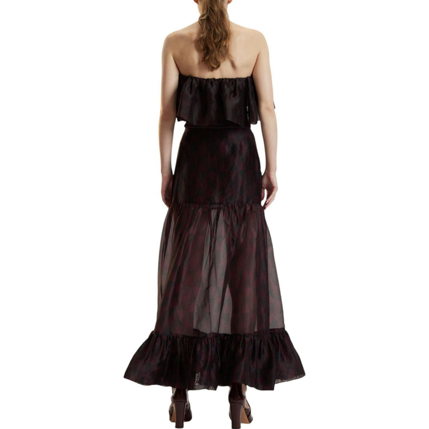 Eugenia Organza Flounce Top