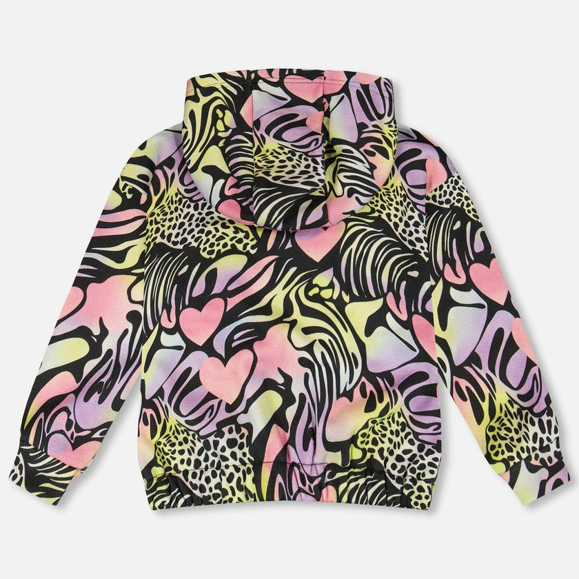 Zip Front French Terry Hoodie