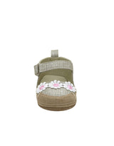 Daisies Tan Lurex Linen Espadrille First Kick